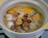 秋ランチを楽しもう♪マロン二～ちゃんこ鍋作り方4写真