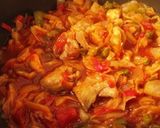 無水鍋で鶏トマト煮込み作り方5写真