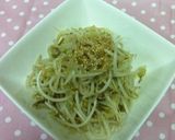 お弁当にも☆ササッともやし胡麻炒め作り方4写真