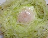 キャベツのスライスとタマゴ朝からゲンキ！作り方5写真