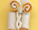 ちくわチーズ＋青紫蘇♪海苔巻き風作り方10写真
