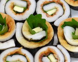 ちくわチーズ＋青紫蘇♪海苔巻き風作り方16写真