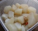 薬膳ノススメ!梨と白キクラゲの潤い蒸し作り方4写真