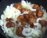 冷凍から揚げを使ったカンタンたまご丼作り方3写真