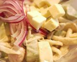 チーズでクリーミー♫おつまみサラダ作り方5写真