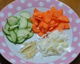 白菜入り、木耳卵と豚肉の中華炒め作り方4写真