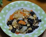 白菜入り、木耳卵と豚肉の中華炒め作り方8写真