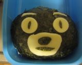 くまもんのお弁当（キャラ弁）作り方2写真