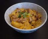 焼き鳥をリメイク！　夫が作るズボラ親子丼作り方4写真