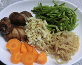 芋の茎入り野菜の煮物　黒糖使用作り方3写真