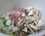エリンギとごぼうと豚肉のこっくり味噌煮作り方3写真