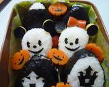 簡単キャラ弁！ハロウィンおにぎり♪作り方2写真