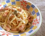 サーモンのクリームパスタ作り方7写真