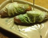 白菜まきウィンナー‼作り方4写真