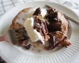 自家製酵母ストレートでチョコパンケーキ作り方7写真