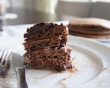 自家製酵母ストレートでチョコパンケーキ作り方8写真