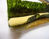 ちくわチーズ磯辺天ぷら♪串刺し作り方3写真