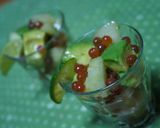 梨とアボカドのイクラ和え作り方4写真