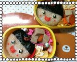 キャラ弁　たまごっち　まめっち作り方2写真