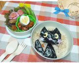 キャラ弁*黒猫chanのお弁当*作り方5写真