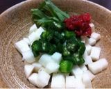 ☆山芋オクラの梅肉和え☆作り方7写真