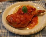 鶏肉のトマトクミンソースパスタ作り方9写真