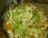 豚肉と野菜の レモン風味マロニースープ作り方11写真