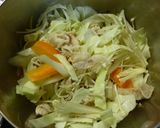 豚肉と野菜の レモン風味マロニースープ作り方7写真