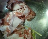 豚肉と野菜の レモン風味マロニースープ作り方5写真
