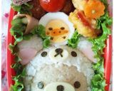 キャラ弁＊コリラックマ頭巾のリラックマ作り方3写真