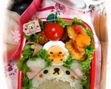 キャラ弁＊コリラックマ頭巾のリラックマ作り方4写真