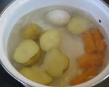 いつものマカロニサラダがみそ風味?!作り方1写真