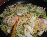 大盛りだけどヘルシー☺鮭のゴマ野菜蒸し♡作り方7写真