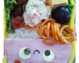 ハロウィンキャラ弁＊ナポリタンで魔女っこ作り方3写真