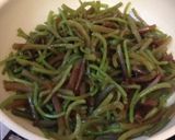 ミズ（山菜）の油炒め作り方1写真