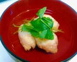ぷりぷりな海老しんじょのお汁作り方6写真
