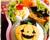 キャラ弁ハロウィン★チーズおばけかぼちゃ作り方5写真