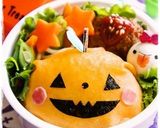 キャラ弁ハロウィン★チーズおばけかぼちゃ作り方8写真