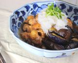 鶏肉と茄子✿おろしかけ作り方5写真