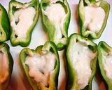 丸ごと食べよう♬ピーマンカップでグラタン作り方4写真