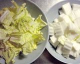 シンプルな白菜と油揚げの煮びたし作り方2写真