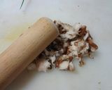 炒り豆腐と叩き椎茸のチーズ坦々【蒟蒻麺】作り方4写真