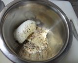 炒り豆腐と叩き椎茸のチーズ坦々【蒟蒻麺】作り方3写真