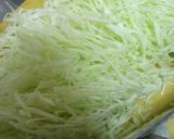 米粉でモッチモチ！たっぷりキャベツ焼き作り方2写真