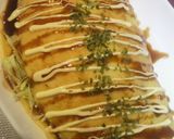 米粉でモッチモチ！たっぷりキャベツ焼き作り方8写真