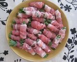 豚肉の梅しそ巻作り方2写真