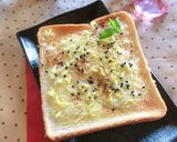 粒々生姜とごま塩のバターシュガートースト作り方4写真