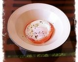 レンジde目玉焼き♡作り方2写真