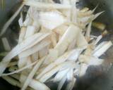 牛肉とごぼうとこんにゃくの炊き込みごはん作り方4写真