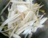 牛肉とごぼうとこんにゃくの炊き込みごはん作り方4写真
